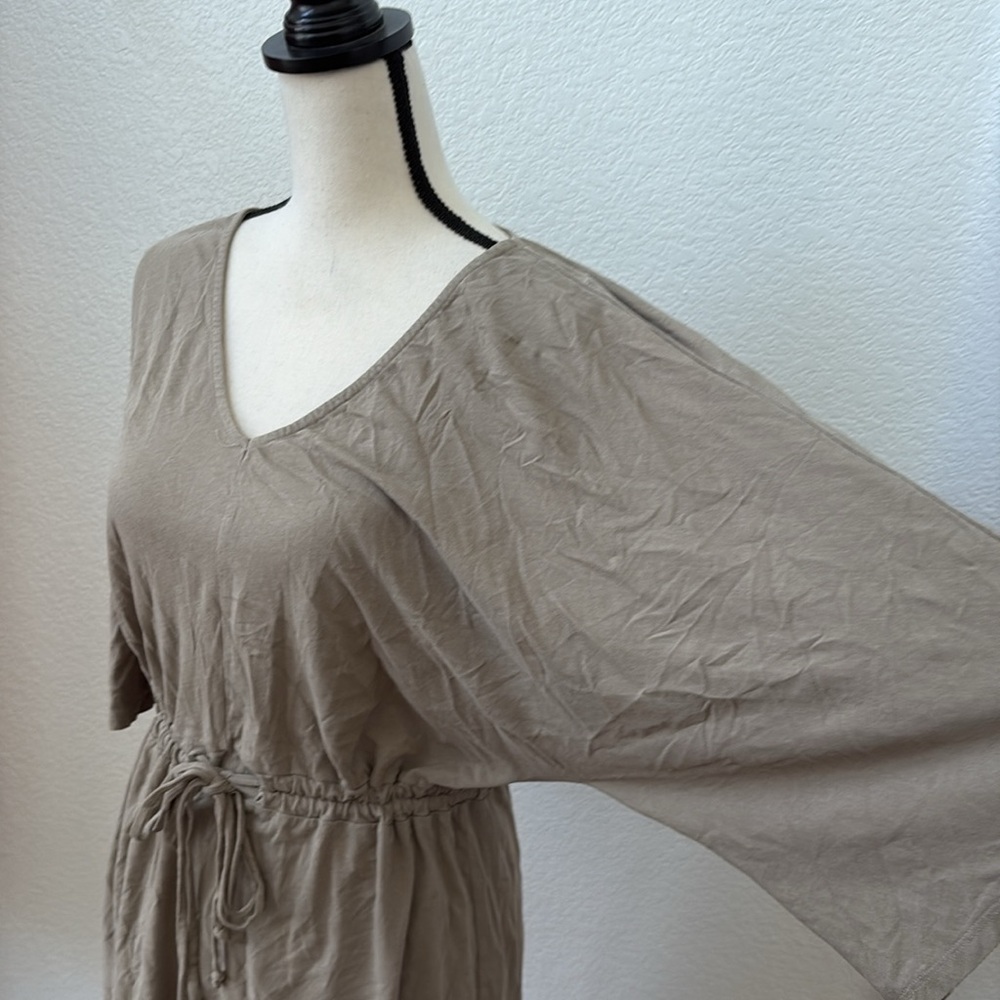 Z Supply Sydney Cotton Jersey V-Neck Dress Size Medium - Picture 4 of 7